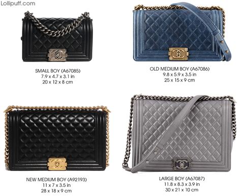 chanel le boy uk|chanel boy different sizes.